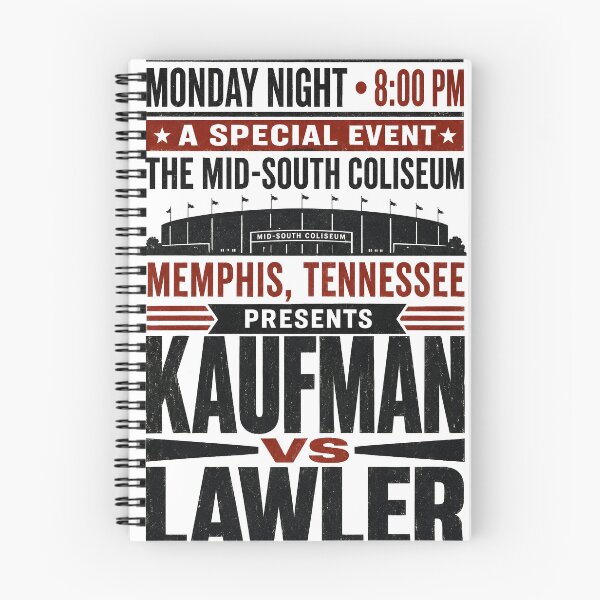 Item preview, Kaufman vs Lawler April 5 1982 Memphis Wrestling Poster designed and sold by The Irish Whip.