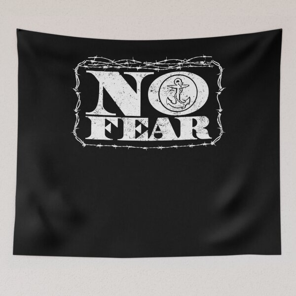 Item preview, No Fear Barbed Wire Navy T Shirt designed and sold by shoppzee.