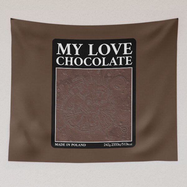 Item preview, Linoleum 1_V2E24DC1_MY LOVE CHOCOLATE designed and sold by ART-OF-ORION.