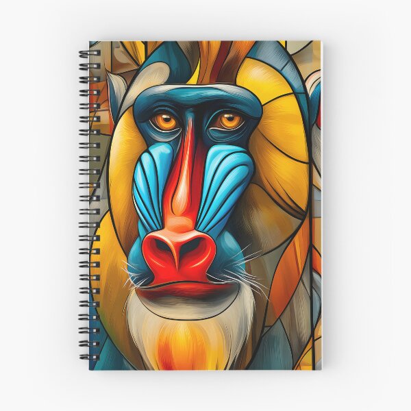 Item preview, Colorful Abstract Baboon Portrait in Artistic Style designed and sold by Artessie.