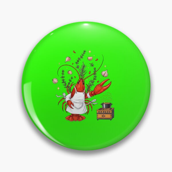Item preview, Crawfish Chef Illustration designed and sold by AbanoubStore.
