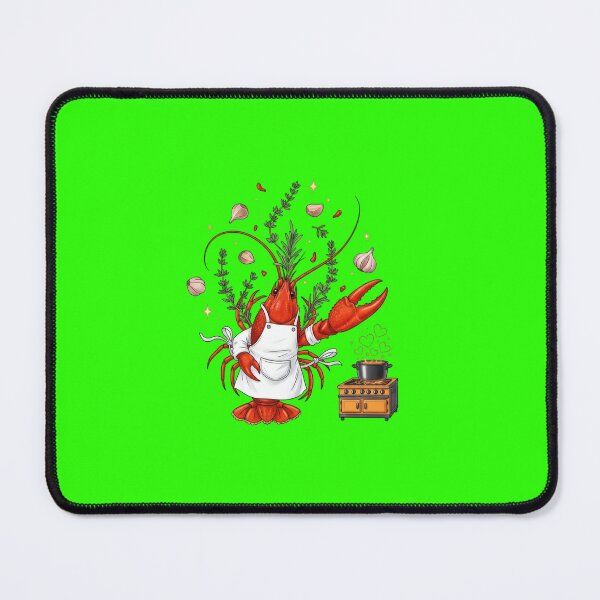 Item preview, Crawfish Chef Illustration designed and sold by AbanoubStore.