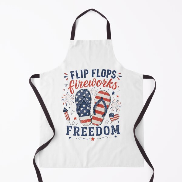 Item preview, 4th Of July Flip Flops Fireworks  designed and sold by EfiKrios.