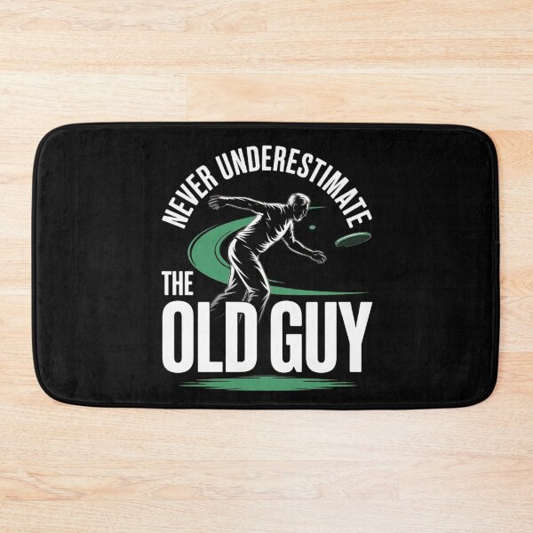 Item preview, Never Underestimate The Old Guy Funny Disc Golf Designs, Funny Birthday Frisbee Golf Lovers designed and sold by Dabbing Turtle Designs.