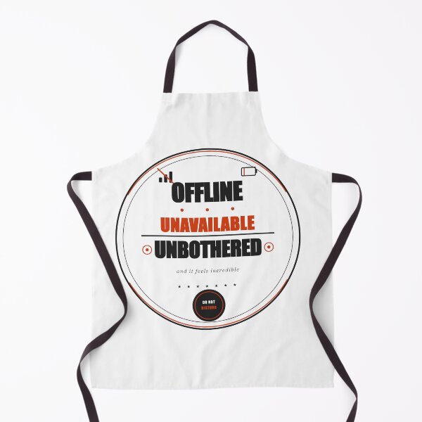 Item preview, Offline Unavailable Unbothered Funny Anti Social Humor designed and sold by Mega-Shopping.
