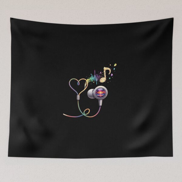 Item preview, Summer Earphone Fantasy Illustration designed and sold by AbanoubStore.