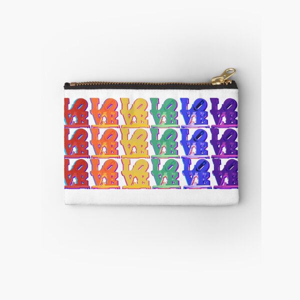 Item preview, LOVE in rainbow designed and sold by FeralCatDad.