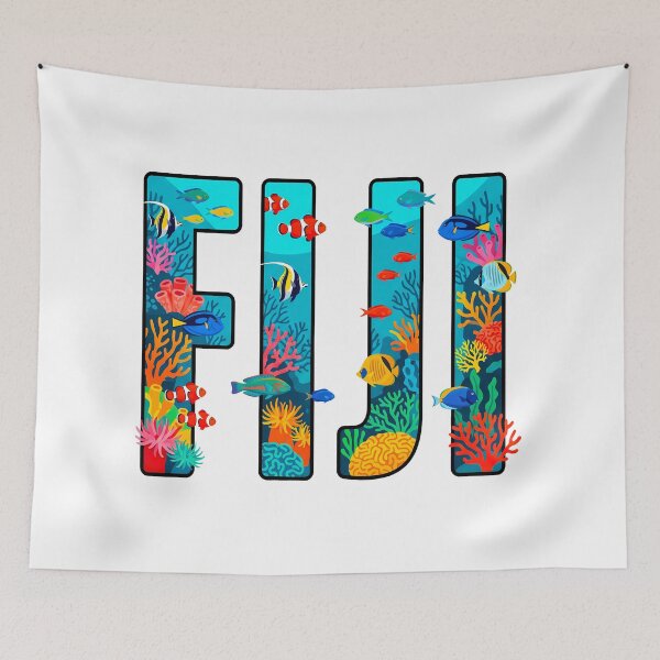 Item preview, Fiji Colorful Coral Reef Ocean  designed and sold by sky11PP.