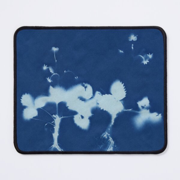 Item preview, Dry Cyanotype of Two Alpine Strawberry Plants designed and sold by LymphomaLass.