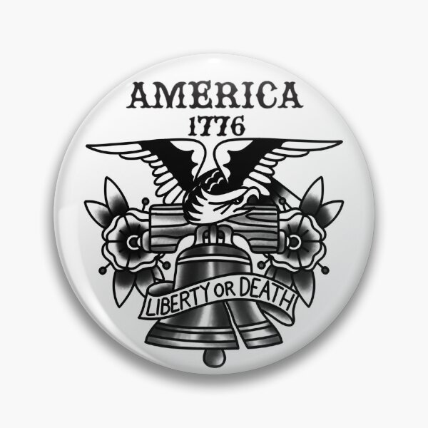 Item preview, 250 Years Democracy July 4th  250 USA Eagle Liberty Bell Traditional Tattoo Don’t Tread On Me Design designed and sold by BlueLineLAX.
