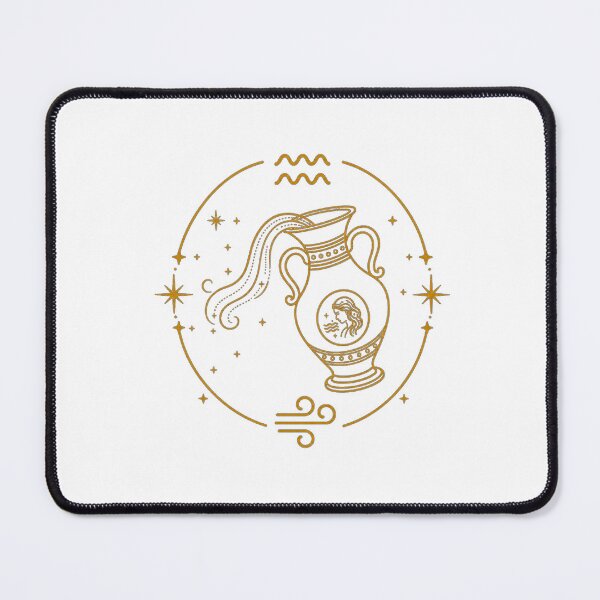 Item preview, Golden Aquarius of the zodiac designed and sold by breveindu.