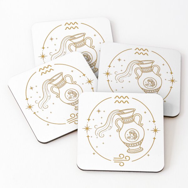 Item preview, Golden Aquarius of the zodiac designed and sold by breveindu.