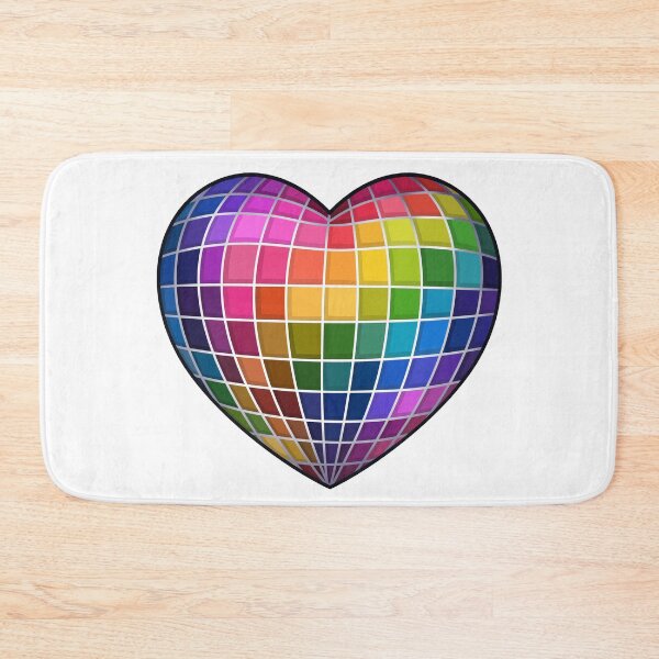 Item preview, 3D Disco Ball Rainbow Heart Pride designed and sold by Anne97s.