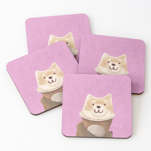 Item preview, Latte Dog Foam designed and sold by Pretty Bird Studio.