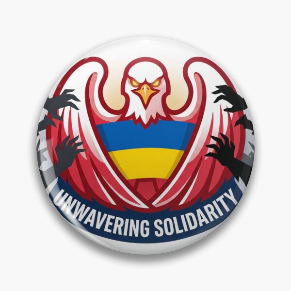 Item preview, Poland's Eagle: Ukraine's Unwavering Shield Sticker designed and sold by ZibiArt.