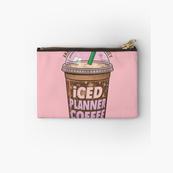 Item preview, Retro Iced Planner Coffee Illustration designed and sold by GirlyVision.