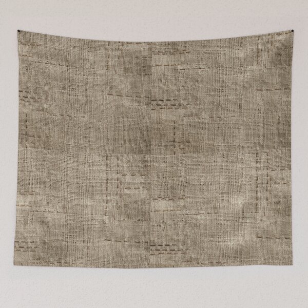 Item preview, Handstitched Rustic Linen Textile Pattern designed and sold by frumixart.