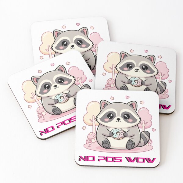 Item preview, No Pos Wow Raccoon designed and sold by RadKiid.
