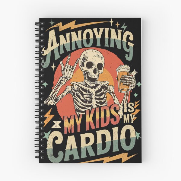 Item preview, Annoying My Kids Is My Cardio - Funny Father's Day Skeleton designed and sold by legendaryskins.