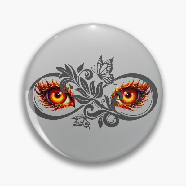 Item preview, Mystical Fire Eyes: Spiritual Awakening Butterfly Art designed and sold by Doodle-Bloom.