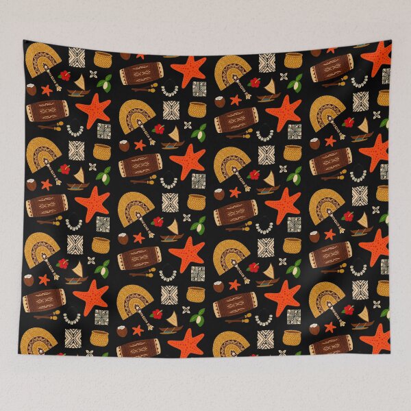 Item preview, Fiji Traditional Culture Tropical Island Elements Pattern designed and sold by sky11PP.