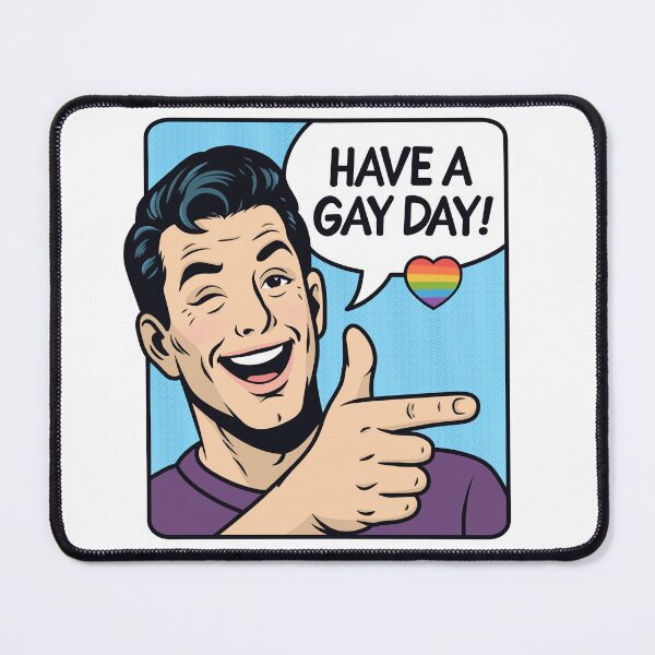 Item preview, Retro Pop Art Have A Gay Day designed and sold by Anne97s.
