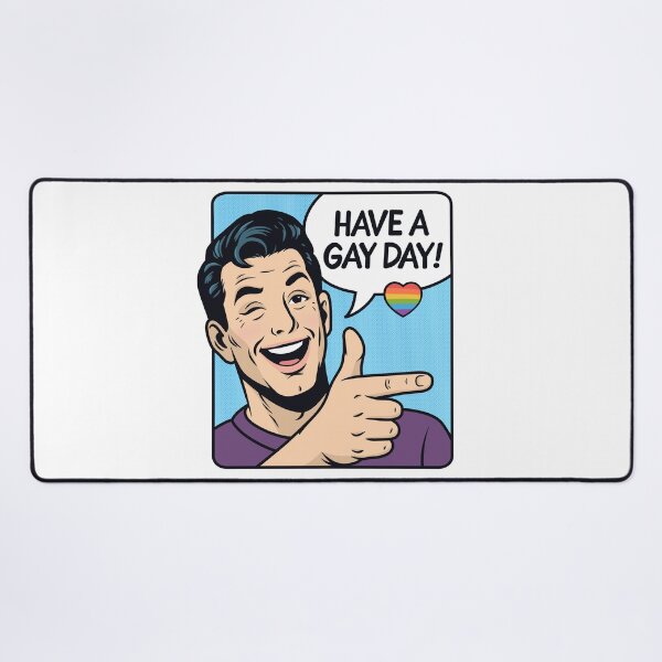 Item preview, Retro Pop Art Have A Gay Day designed and sold by Anne97s.