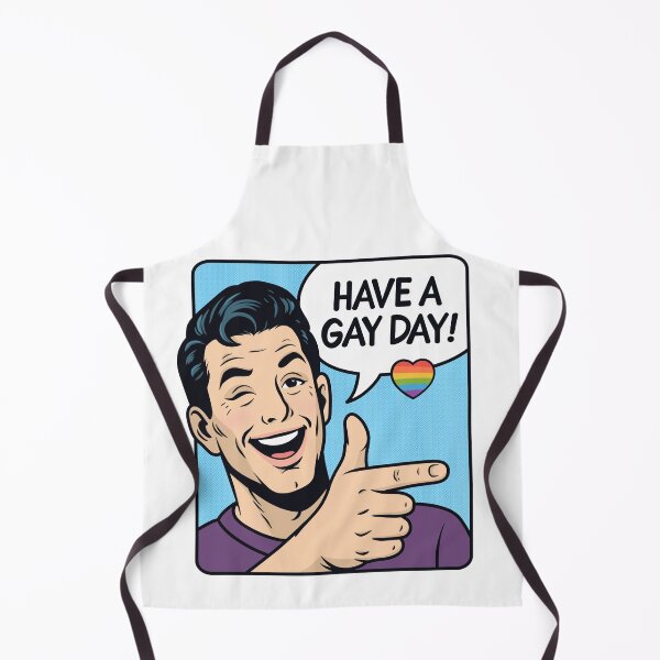 Item preview, Retro Pop Art Have A Gay Day designed and sold by Anne97s.