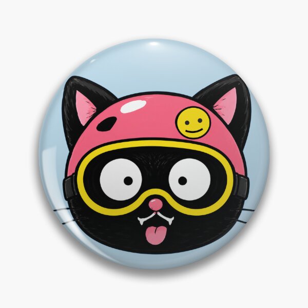 Item preview, Crazy Helmet Cat Sticker designed and sold by Jankes88.