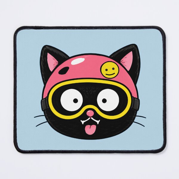 Item preview, Crazy Helmet Cat Sticker designed and sold by Jankes88.