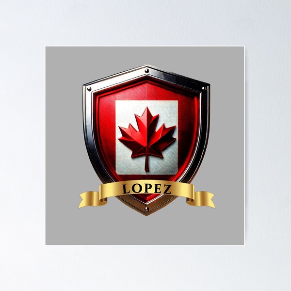 Item preview, Lopez Canadian Heritage Crest Shield designed and sold by Highlandkings.