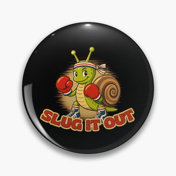 Item preview, Slug It Out Retro Snail Boxer Funny Vintage Cartoon designed and sold by KennyBartender.