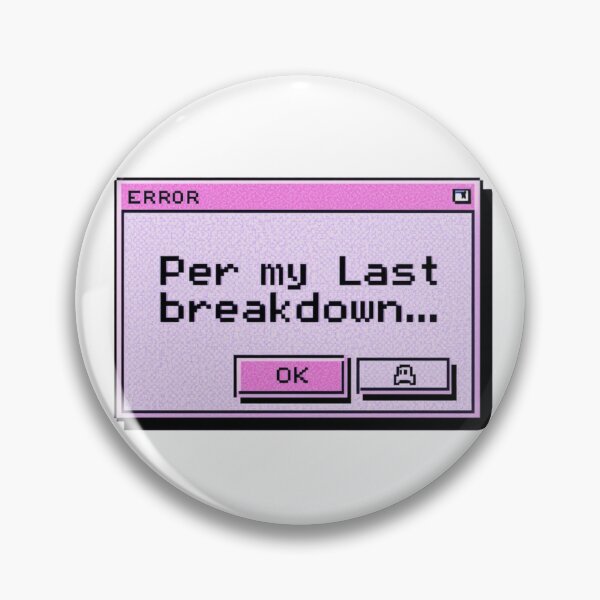Item preview, Y2K Pastel Pink Error Message Pop Up designed and sold by GirlyVision.