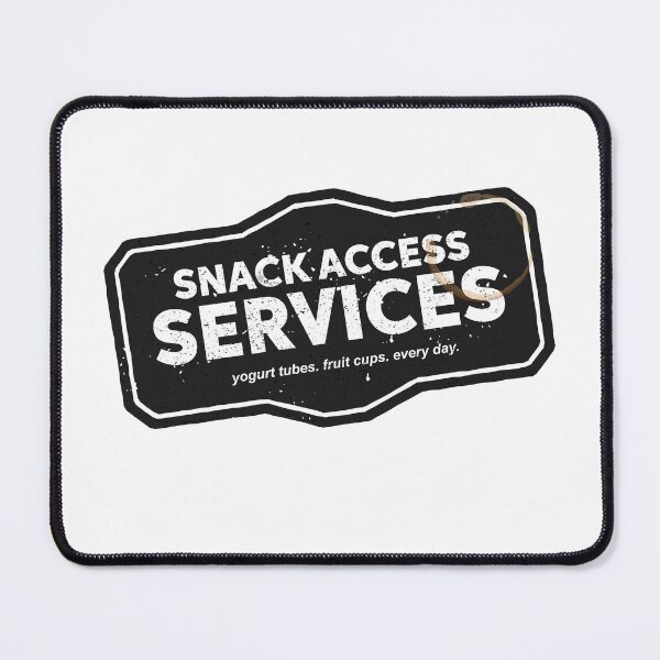 Item preview, Snack Access Services Funny Daycare Teacher Design Black Version designed and sold by The Sticky Clipboard.