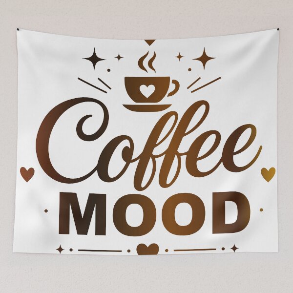 Item preview, Coffee Mood Cute Coffee Lover Typography Design designed and sold by PnrArtDesign.