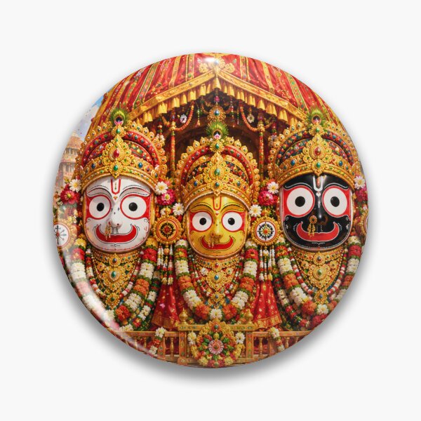 Item preview, The Sacred Triad – Lord Jagannath Devotional designed and sold by Homyar.