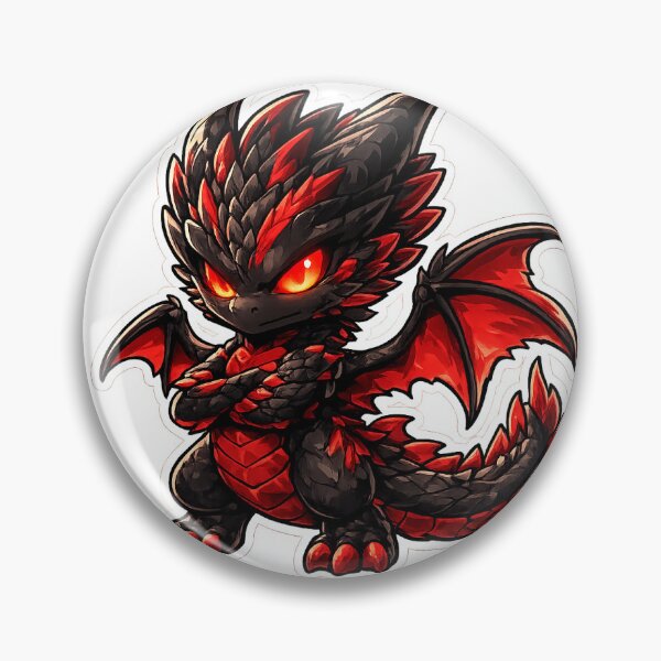 Item preview, Fierce Chibi Dragon designed and sold by KuroArtStudio .