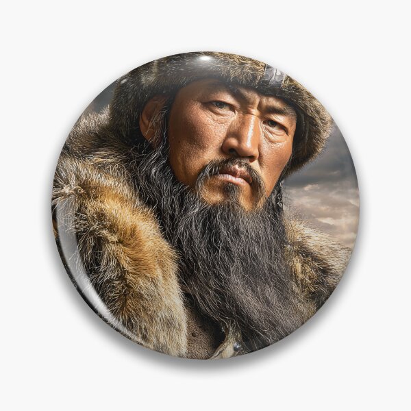 Item preview, Regal Mongolian Warrior in Traditional Dress designed and sold by Artessie.