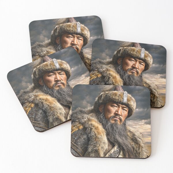 Item preview, Regal Mongolian Warrior in Traditional Dress designed and sold by Artessie.