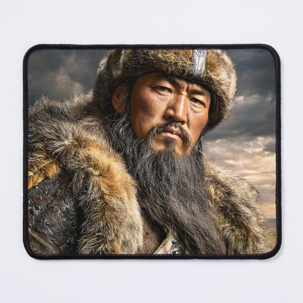 Item preview, Regal Mongolian Warrior in Traditional Dress designed and sold by Artessie.