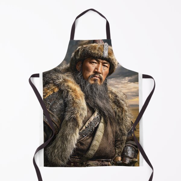 Item preview, Regal Mongolian Warrior in Traditional Dress designed and sold by Artessie.