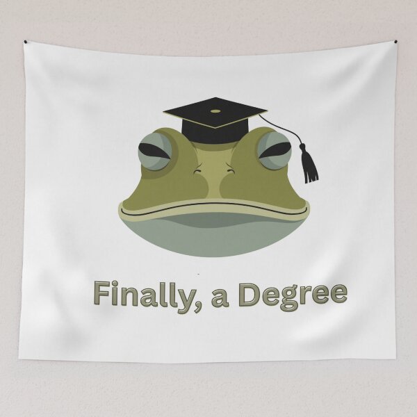 Item preview, Finally, a Degree! The Perfect Funny Graduation Gift for 2026 ? designed and sold by فيلورا95.