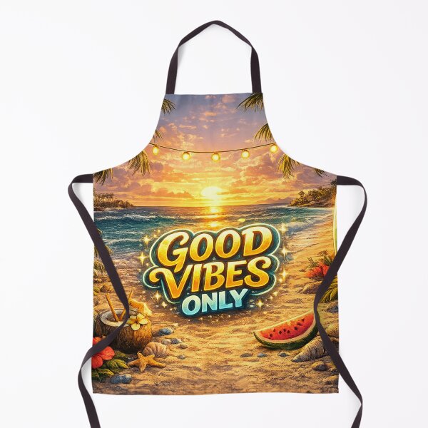 Item preview, Good Vibes Only Tropical Beach Sunset designed and sold by AONLINE .