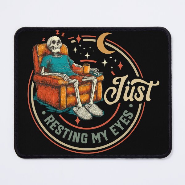 Item preview, Just Resting My Eyes - Funny Father's Day Skeleton designed and sold by legendaryskins.