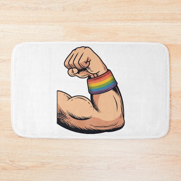 Item preview, Flexing Muscle Rainbow Wristband Pride Power designed and sold by Anne97s.