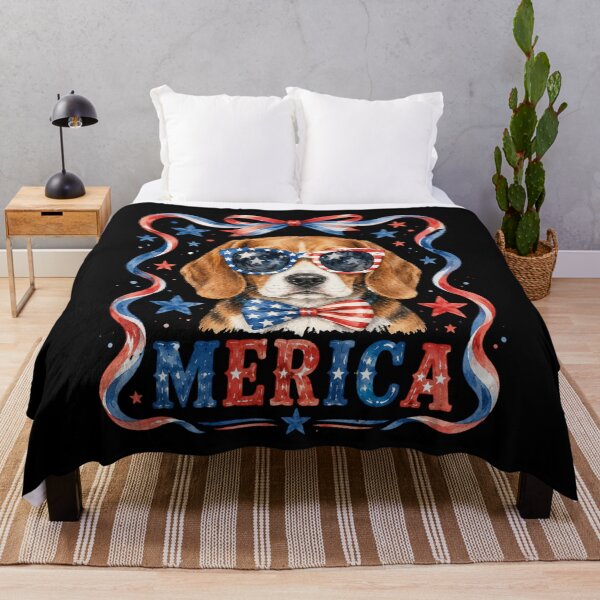 Item preview, Merica Patriotic Beagle American Dog Lover designed and sold by FormalDehyena.