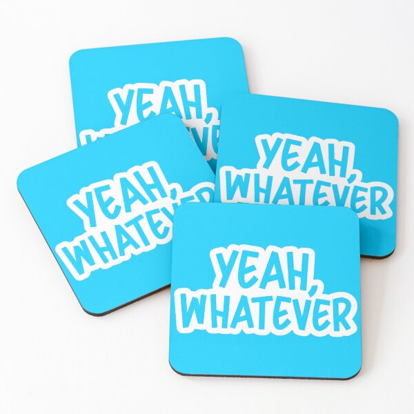 Item preview, Yeah, whatever (white) designed and sold by goldengallery.