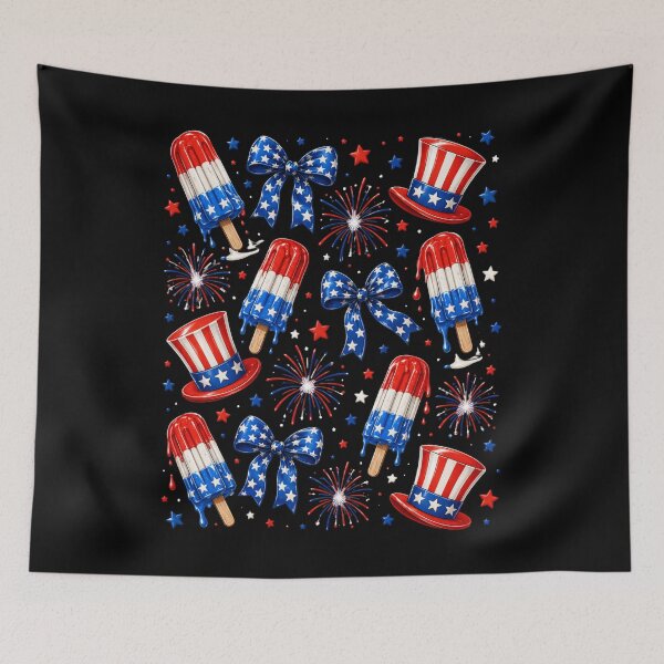 Item preview, Fourth Of July Patriotic Popsicle Hat Fireworks designed and sold by FormalDehyena.
