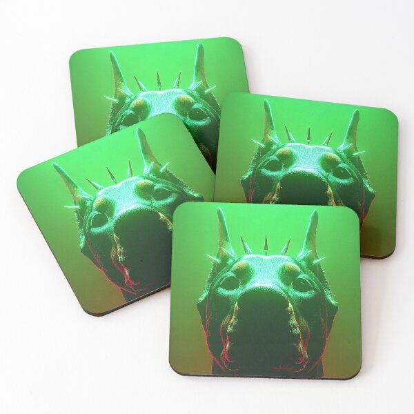 Item preview, Cyberpunk Doberman Neon Portrait designed and sold by Not Hugo.