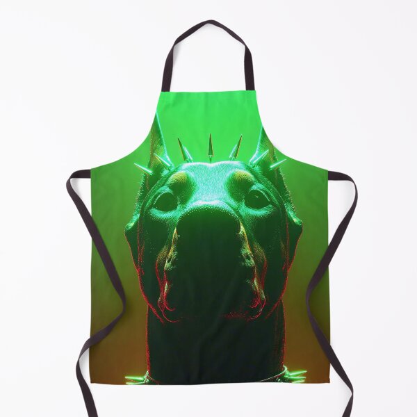 Item preview, Cyberpunk Doberman Neon Portrait designed and sold by Not Hugo.